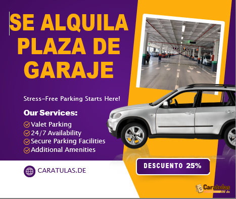 Cartel de Se Alquila Plaza de Garaje para Imprimir Gratis en Word 23 Cartel de Se Alquila Plaza de Garaje para Imprimir Gratis en Word